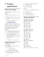 Preview for 62 page of Philips 47PFL4307T User Manual