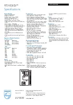 Preview for 3 page of Philips 47PFL5603S Specifications