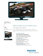 Preview for 1 page of Philips 47PFL5609S Brochure & Specs