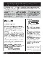 Предварительный просмотр 3 страницы Philips 47PFL5704D (Spanish) Manual Del Usuario