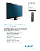 Preview for 1 page of Philips 47PFL5704D Specifications