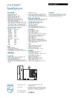 Предварительный просмотр 3 страницы Philips 47PFL5704D Specifications