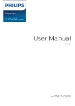 Philips 48OLED806 User Manual preview