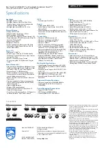 Preview for 3 page of Philips 48PFK6719 Specifications