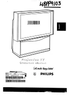 Предварительный просмотр 1 страницы Philips 48PP9103 Operating Manual