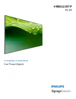 Philips 49BDL5057P User Manual preview