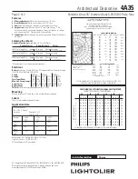 Предварительный просмотр 2 страницы Philips 4A35 Specification