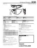 Philips 4AWA Specification preview