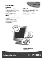 Preview for 2 page of Philips 4G35082Q Specifications