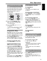 Preview for 25 page of Philips 5 DVD-SACD HOME ENTERTAINMENT SYSTEM MX5900SA-37B User Manual