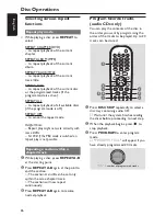 Preview for 26 page of Philips 5 DVD-SACD HOME ENTERTAINMENT SYSTEM MX5900SA-37B User Manual