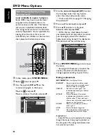 Preview for 38 page of Philips 5 DVD-SACD HOME ENTERTAINMENT SYSTEM MX5900SA-37B User Manual