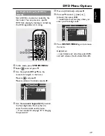 Preview for 39 page of Philips 5 DVD-SACD HOME ENTERTAINMENT SYSTEM MX5900SA-37B User Manual