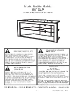 Philips 50-DLP-PROJECTION HDTV PIXEL PLUS 50PL9126D - Stands/Wall mount Assembly Instructions Manual preview