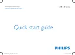 Philips 5000 LED series Quick Start Manual preview