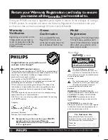 Preview for 1 page of Philips 50FD9934 User Manual