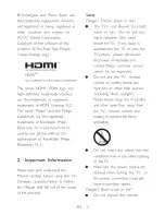 Preview for 4 page of Philips 50FL3108 User Manual