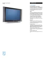 Preview for 3 page of Philips 50PF9431D Specifications