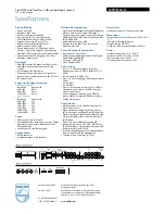 Preview for 3 page of Philips 50PF9830A Specifications