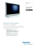 Philips 50PF9956/37 Specification Sheet preview