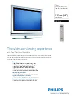 Preview for 1 page of Philips 50PF9966/79 Specifications