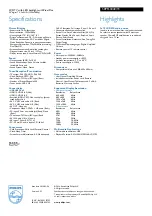 Preview for 2 page of Philips 50PFL3040/T3 Quick Manual