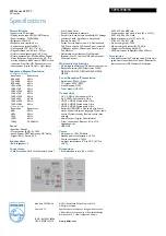 Preview for 3 page of Philips 50PFL3908 Specifications