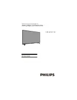 Preview for 1 page of Philips 50PFL6780/V7 A18 User Manual