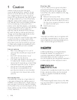 Предварительный просмотр 4 страницы Philips 50PFT5100 User Manual