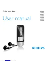 Philips 512MB-FLASH AUDIO PLAYER SA1200 User Manual preview