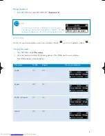 Предварительный просмотр 9 страницы Philips 512MB-FLASH AUDIO PLAYER SA261 User Manual