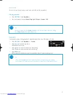 Предварительный просмотр 10 страницы Philips 512MB-FLASH AUDIO PLAYER SA261 User Manual