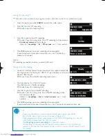 Предварительный просмотр 15 страницы Philips 512MB-FLASH AUDIO PLAYER SA261 User Manual