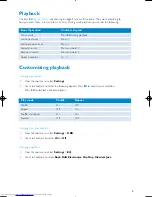 Preview for 9 page of Philips 512MB-SPORT AUDIO PLAYER PSA232 User Manual