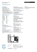 Предварительный просмотр 3 страницы Philips 52PFL5704D Specifications