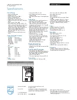 Preview for 3 page of Philips 52PFL7203H Specification Sheet