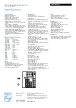 Preview for 3 page of Philips 52PFL7803 Specifications