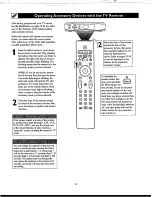 Предварительный просмотр 24 страницы Philips 55-HDTV MONITOR PROJECTION TV PIXEL PLUS 55PP9753 - Directions For Use Manual