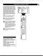 Предварительный просмотр 27 страницы Philips 55-HDTV MONITOR PROJECTION TV PIXEL PLUS 55PP9753 - Directions For Use Manual