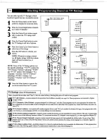 Предварительный просмотр 55 страницы Philips 55-HDTV MONITOR PROJECTION TV PIXEL PLUS 55PP9753 - Directions For Use Manual