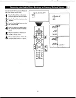 Предварительный просмотр 63 страницы Philips 55-HDTV MONITOR PROJECTION TV PIXEL PLUS 55PP9753 - Directions For Use Manual