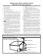 Preview for 3 page of Philips 55-PROJECTION TV 55PL9224 Directions For Use Manual