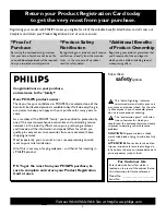 Preview for 2 page of Philips 55-PROJECTION TV PIXEL PLUS 55PL9774-37B Directions For Use Manual