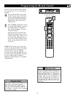 Preview for 23 page of Philips 55-PROJECTION TV PIXEL PLUS 55PL9774-37B Directions For Use Manual