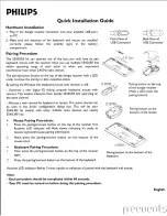 Preview for 2 page of Philips 5545URF Quick Installation Manual