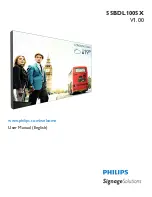 Philips 55BDL1005X User Manual preview