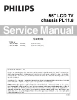 Preview for 1 page of Philips 55PFL5706/F7 Service Manual