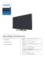 Preview for 1 page of Philips 55PFL6900 User Manual