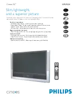 Philips 55PL9524/37 Specifications preview