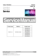 Предварительный просмотр 1 страницы Philips 55POS9002/05 Service Manual